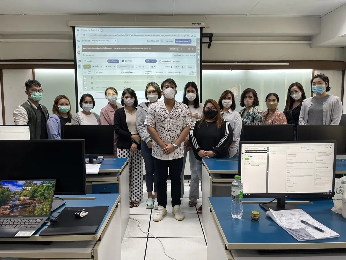 ภาพบรรยากาศอบรมคอร์ส Facebook Ads & Marketing รุ่น 43