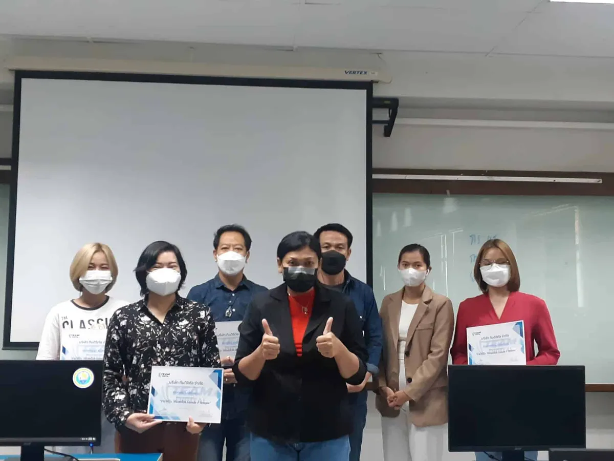 ภาพบรรยากาศอบรมคอร์ส Lazada / Shopee รุ่น 39