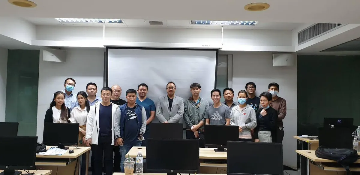 ภาพบรรยากาศอบรมคอร์ส สร้างเว็บสวยด้วย WordPress ร�ุ่น 7